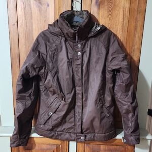 White Sierra Brown Fleece-Lined Jacket